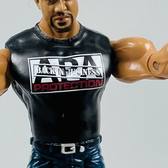 Jakks Pacific WWE WWF Wrestlers set of 2  Bradshaw & Faarooq APA Action Figures - Picture 3 of 11